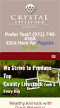 Mobile Screenshot of crystallivestock.com